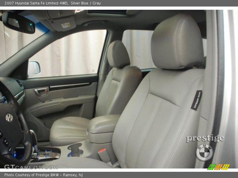 Silver Blue / Gray 2007 Hyundai Santa Fe Limited 4WD