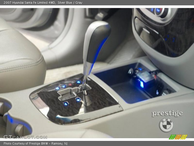 Silver Blue / Gray 2007 Hyundai Santa Fe Limited 4WD