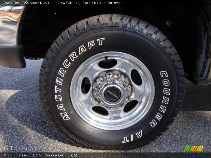 Black / Medium Parchment 2000 Ford F350 Super Duty Lariat Crew Cab 4x4