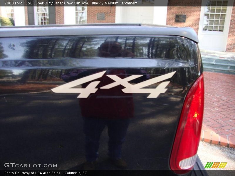 Black / Medium Parchment 2000 Ford F350 Super Duty Lariat Crew Cab 4x4