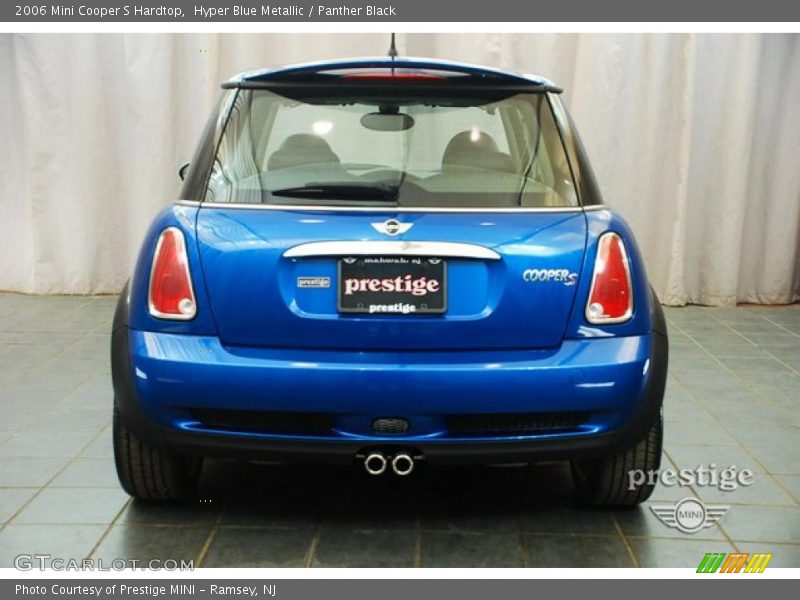 Hyper Blue Metallic / Panther Black 2006 Mini Cooper S Hardtop