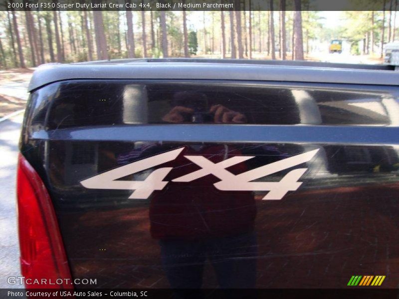 Black / Medium Parchment 2000 Ford F350 Super Duty Lariat Crew Cab 4x4