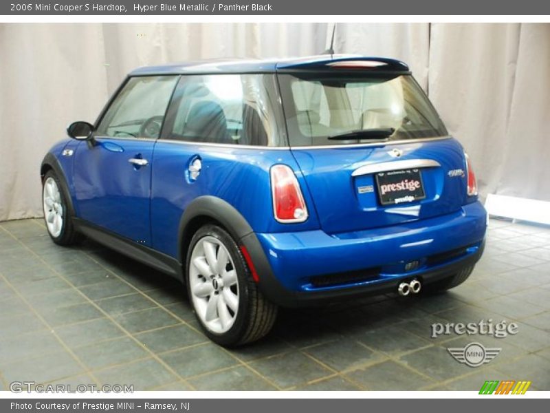 Hyper Blue Metallic / Panther Black 2006 Mini Cooper S Hardtop