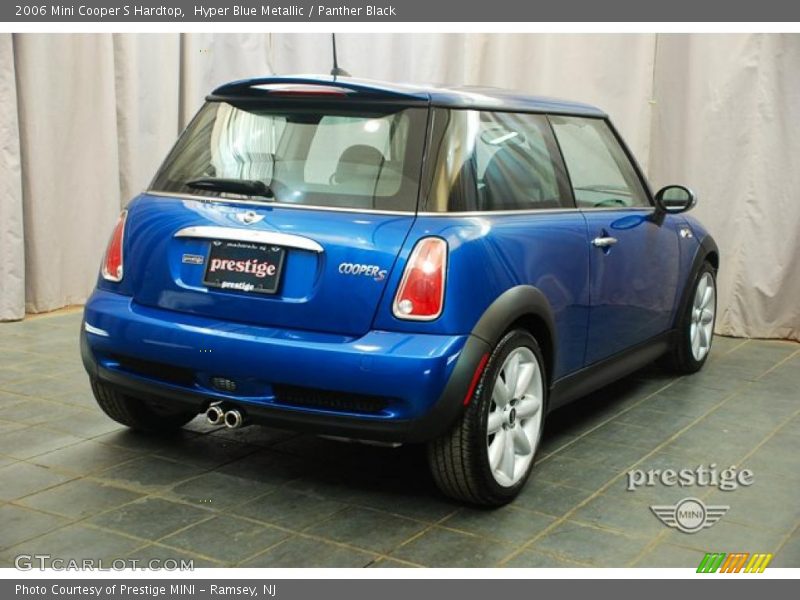 Hyper Blue Metallic / Panther Black 2006 Mini Cooper S Hardtop