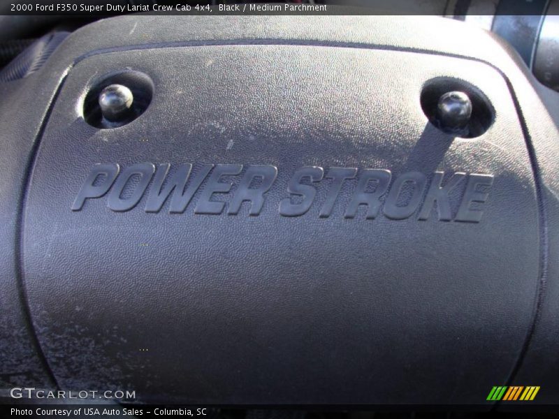 Black / Medium Parchment 2000 Ford F350 Super Duty Lariat Crew Cab 4x4