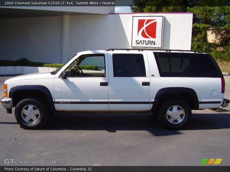 Summit White / Neutral 1999 Chevrolet Suburban K1500 LT 4x4