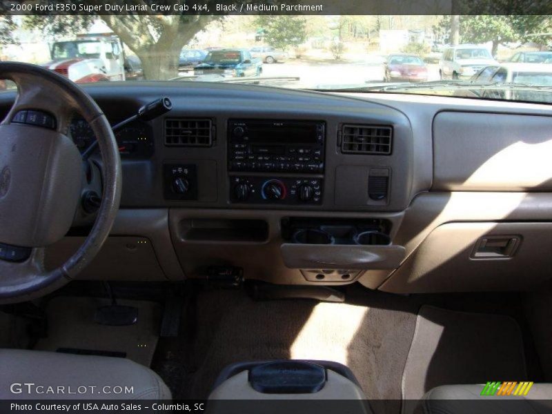 Black / Medium Parchment 2000 Ford F350 Super Duty Lariat Crew Cab 4x4