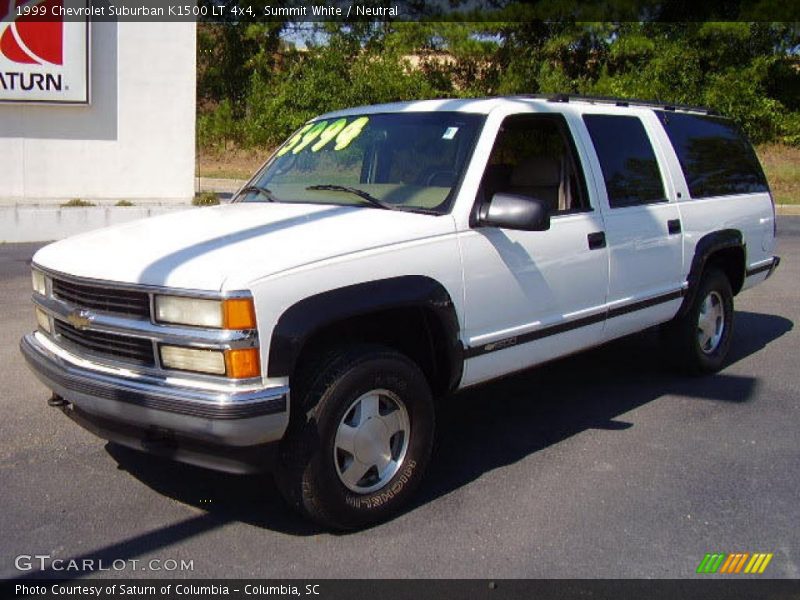 Summit White / Neutral 1999 Chevrolet Suburban K1500 LT 4x4