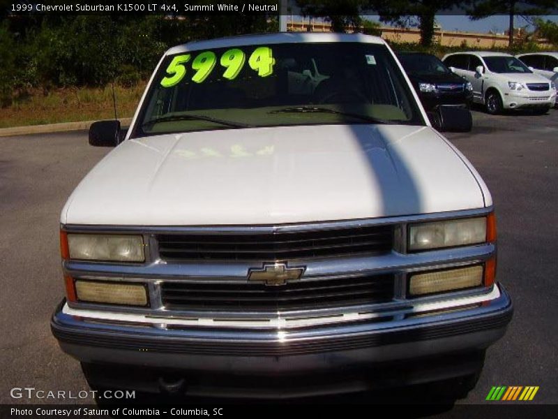Summit White / Neutral 1999 Chevrolet Suburban K1500 LT 4x4