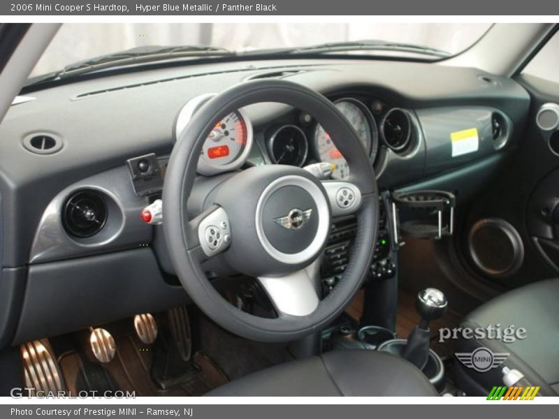 Hyper Blue Metallic / Panther Black 2006 Mini Cooper S Hardtop