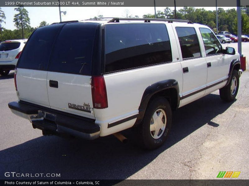 Summit White / Neutral 1999 Chevrolet Suburban K1500 LT 4x4