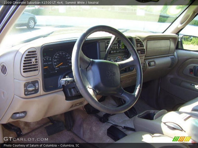 Summit White / Neutral 1999 Chevrolet Suburban K1500 LT 4x4