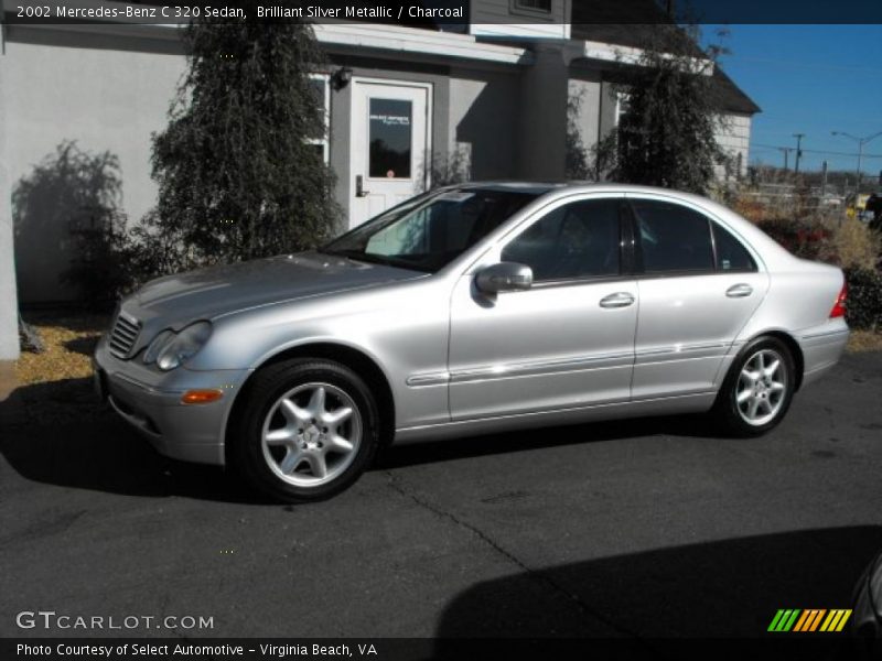 Brilliant Silver Metallic / Charcoal 2002 Mercedes-Benz C 320 Sedan
