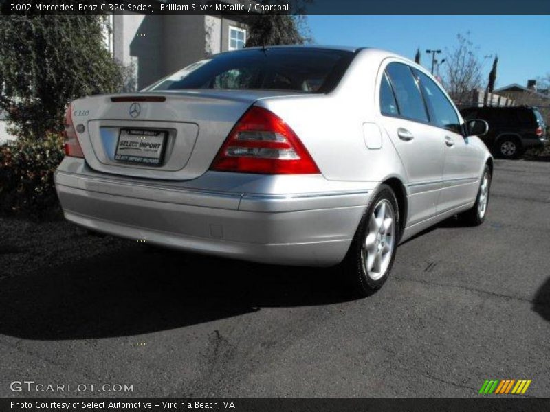 Brilliant Silver Metallic / Charcoal 2002 Mercedes-Benz C 320 Sedan