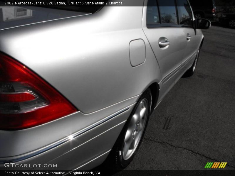 Brilliant Silver Metallic / Charcoal 2002 Mercedes-Benz C 320 Sedan