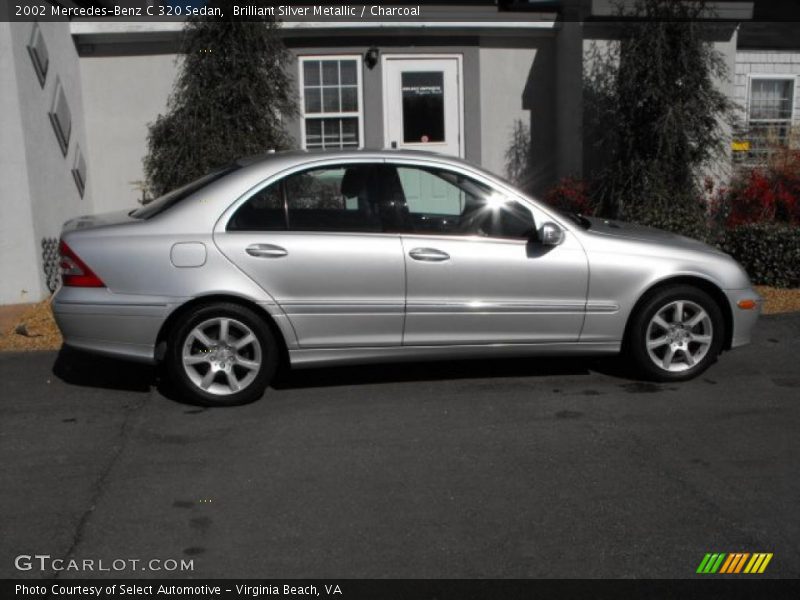 Brilliant Silver Metallic / Charcoal 2002 Mercedes-Benz C 320 Sedan