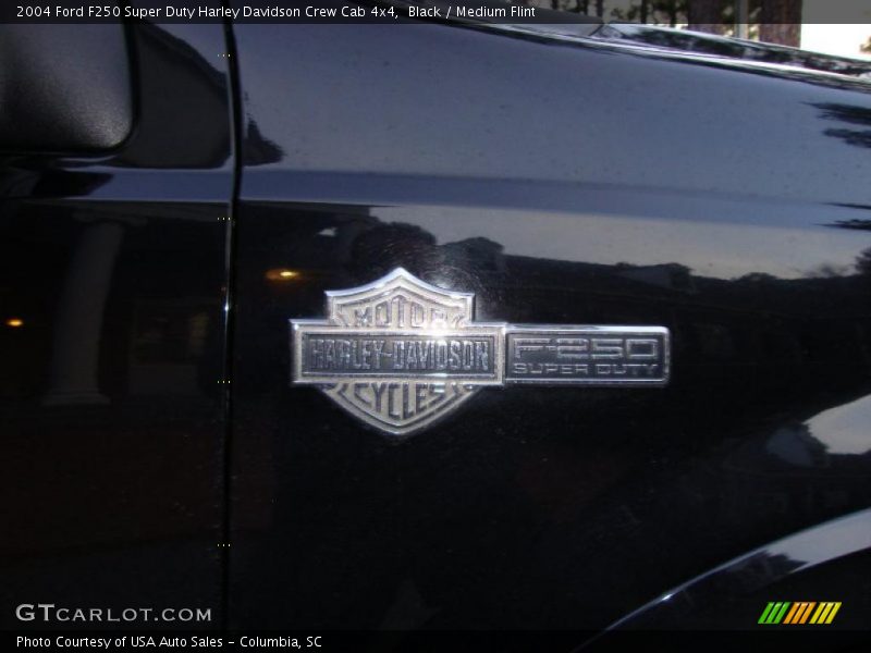 Black / Medium Flint 2004 Ford F250 Super Duty Harley Davidson Crew Cab 4x4