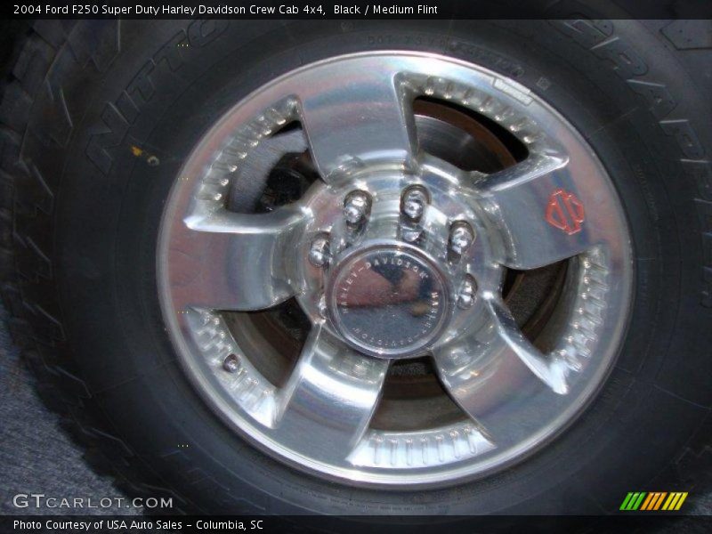 Black / Medium Flint 2004 Ford F250 Super Duty Harley Davidson Crew Cab 4x4