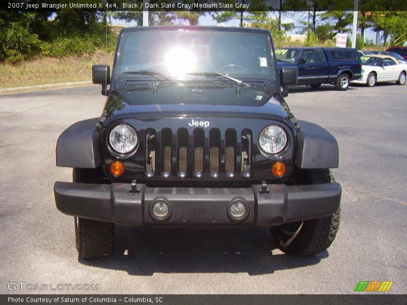 Black / Dark Slate Gray/Medium Slate Gray 2007 Jeep Wrangler Unlimited X 4x4