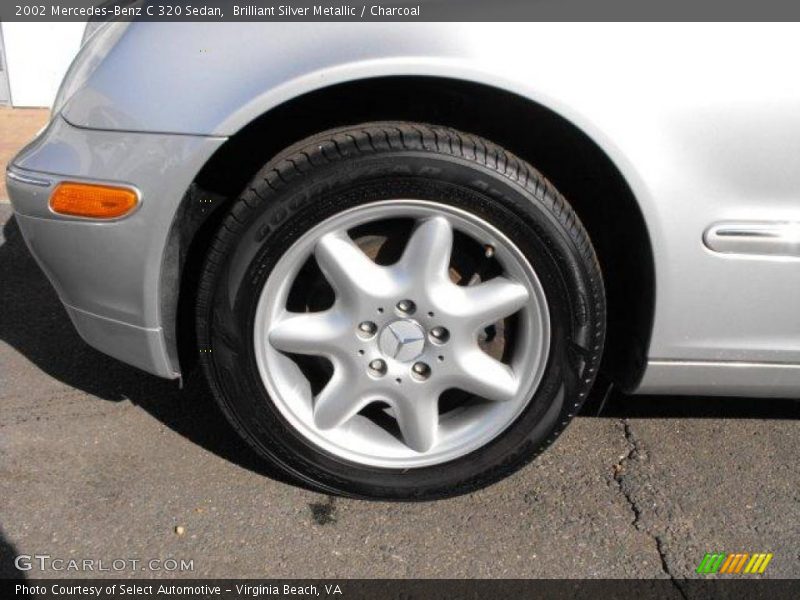 Brilliant Silver Metallic / Charcoal 2002 Mercedes-Benz C 320 Sedan