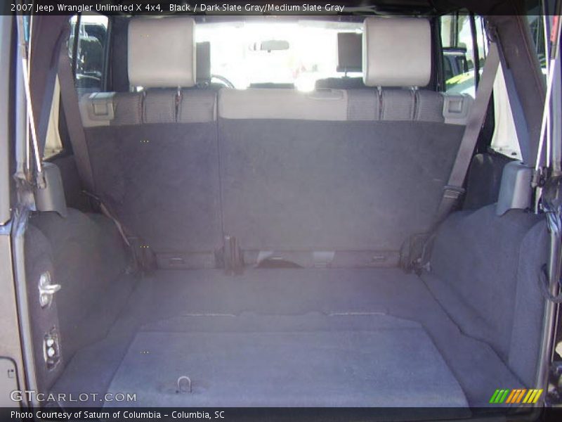Black / Dark Slate Gray/Medium Slate Gray 2007 Jeep Wrangler Unlimited X 4x4