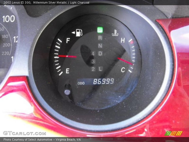 Millennium Silver Metallic / Light Charcoal 2002 Lexus ES 300