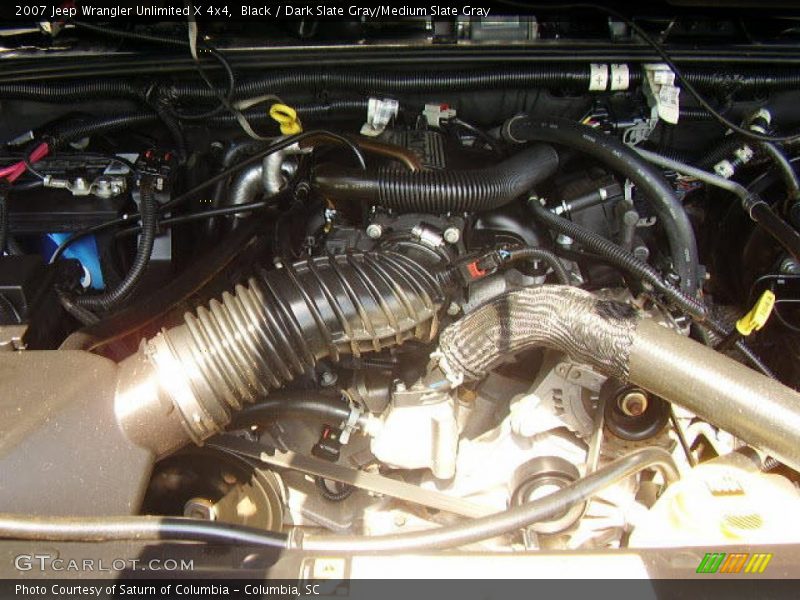 Black / Dark Slate Gray/Medium Slate Gray 2007 Jeep Wrangler Unlimited X 4x4