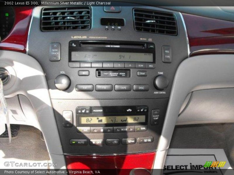 Millennium Silver Metallic / Light Charcoal 2002 Lexus ES 300