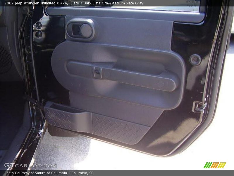 Black / Dark Slate Gray/Medium Slate Gray 2007 Jeep Wrangler Unlimited X 4x4