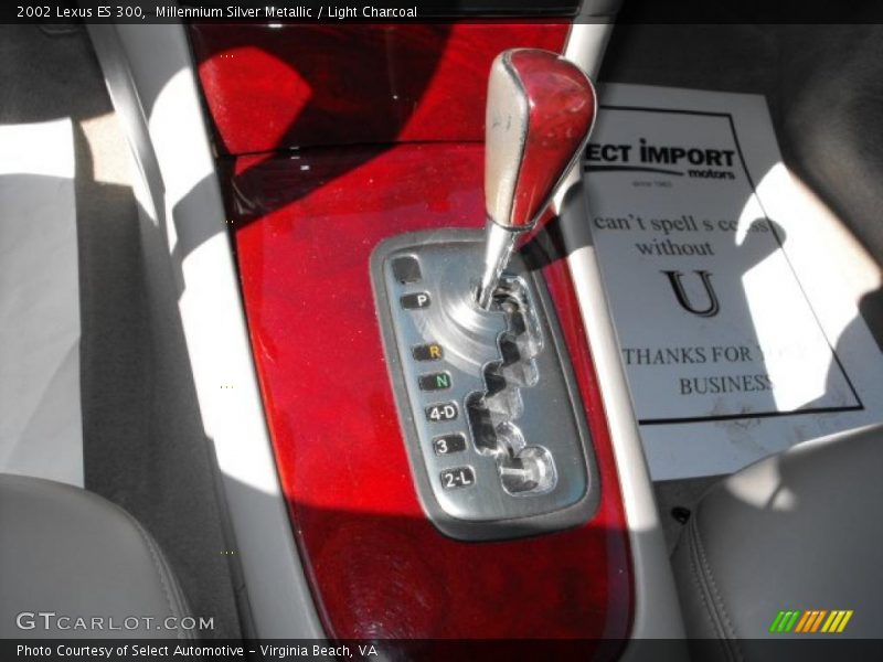 Millennium Silver Metallic / Light Charcoal 2002 Lexus ES 300