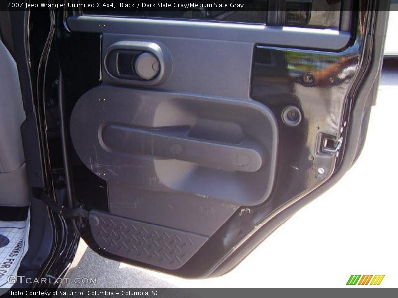 Black / Dark Slate Gray/Medium Slate Gray 2007 Jeep Wrangler Unlimited X 4x4