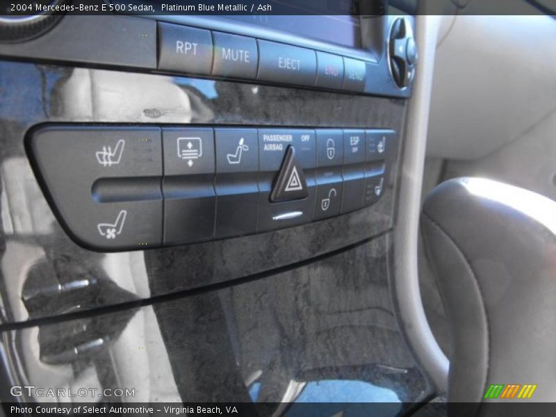 Platinum Blue Metallic / Ash 2004 Mercedes-Benz E 500 Sedan