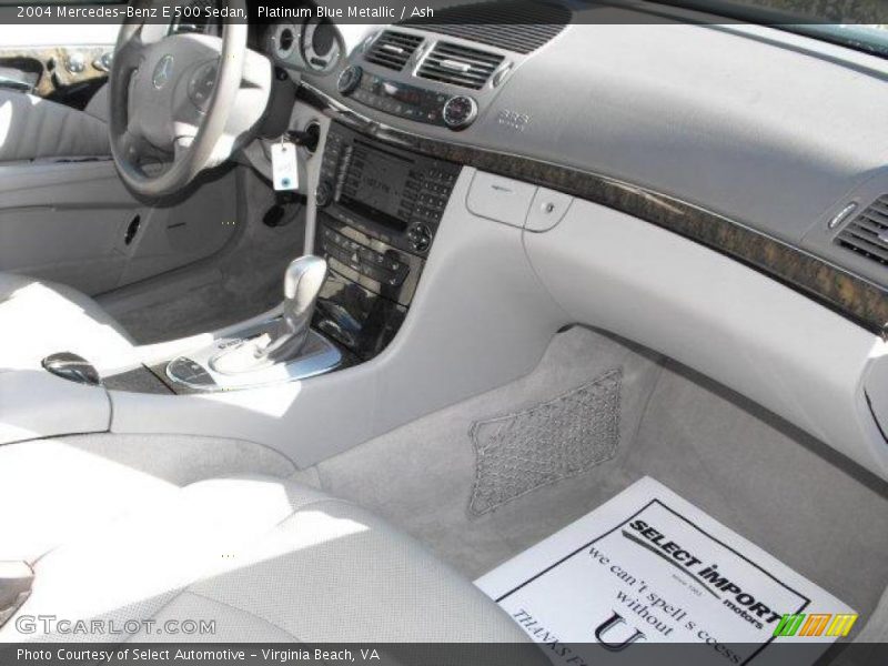 Platinum Blue Metallic / Ash 2004 Mercedes-Benz E 500 Sedan