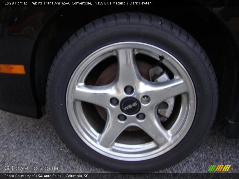 Navy Blue Metallic / Dark Pewter 1999 Pontiac Firebird Trans Am WS-6 Convertible
