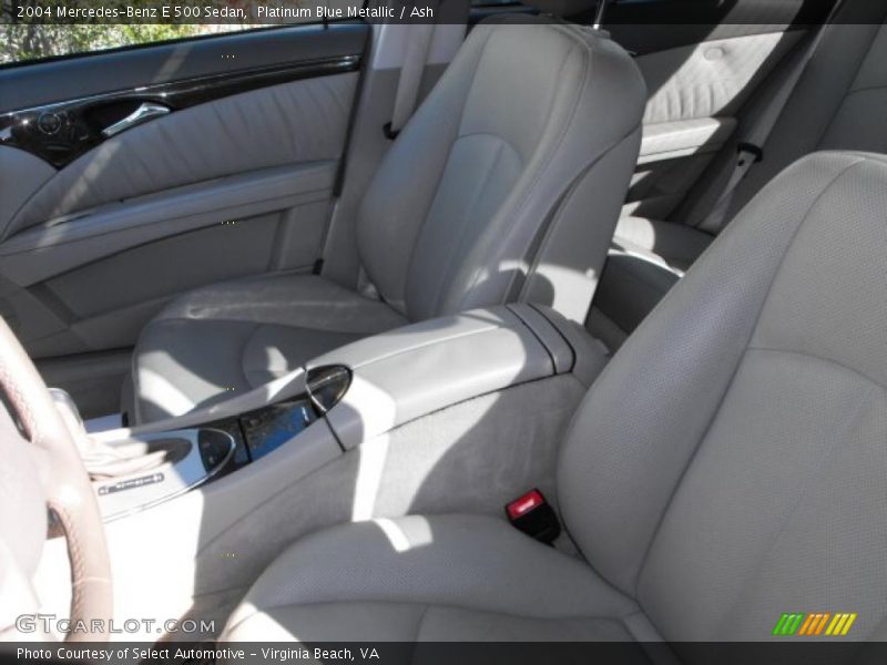 Platinum Blue Metallic / Ash 2004 Mercedes-Benz E 500 Sedan