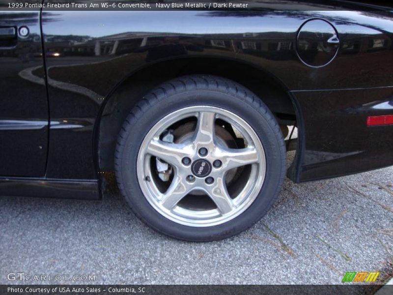 Navy Blue Metallic / Dark Pewter 1999 Pontiac Firebird Trans Am WS-6 Convertible
