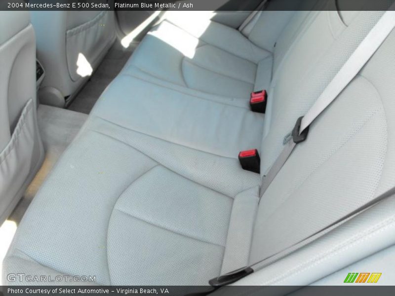 Platinum Blue Metallic / Ash 2004 Mercedes-Benz E 500 Sedan