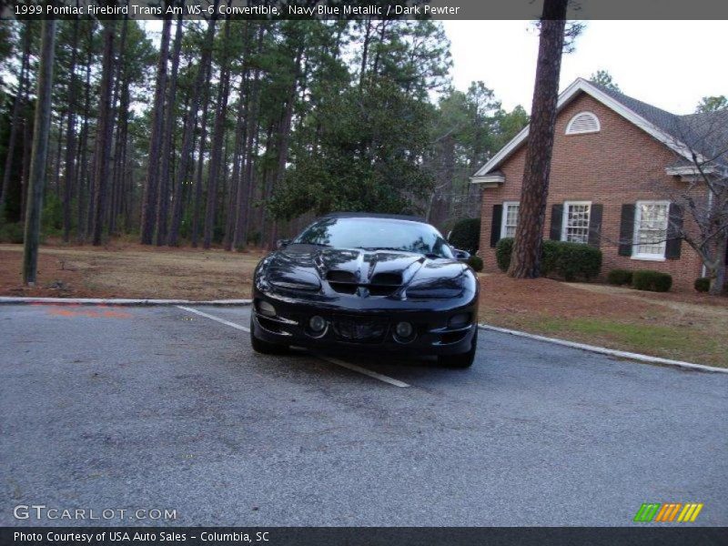 Navy Blue Metallic / Dark Pewter 1999 Pontiac Firebird Trans Am WS-6 Convertible