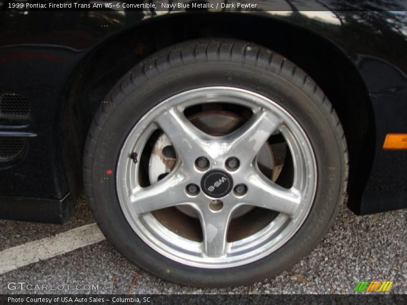 Navy Blue Metallic / Dark Pewter 1999 Pontiac Firebird Trans Am WS-6 Convertible