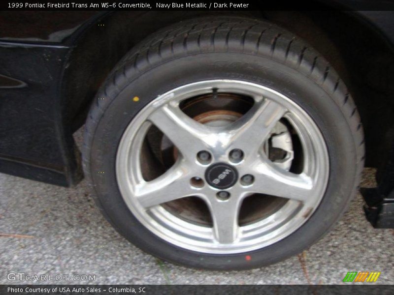 Navy Blue Metallic / Dark Pewter 1999 Pontiac Firebird Trans Am WS-6 Convertible