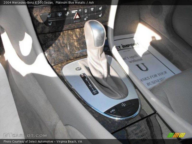 Platinum Blue Metallic / Ash 2004 Mercedes-Benz E 500 Sedan