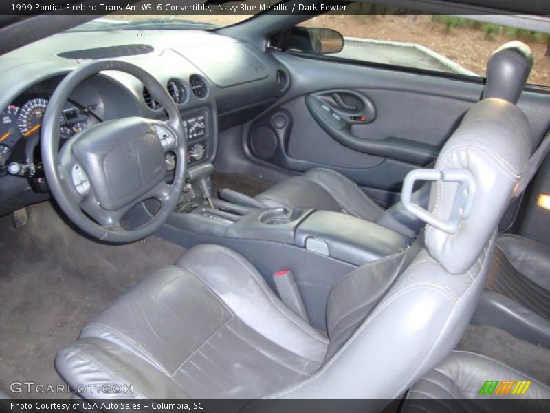 Navy Blue Metallic / Dark Pewter 1999 Pontiac Firebird Trans Am WS-6 Convertible