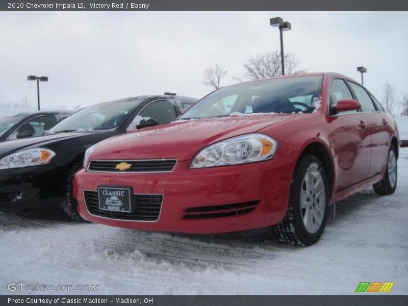 Victory Red / Ebony 2010 Chevrolet Impala LS
