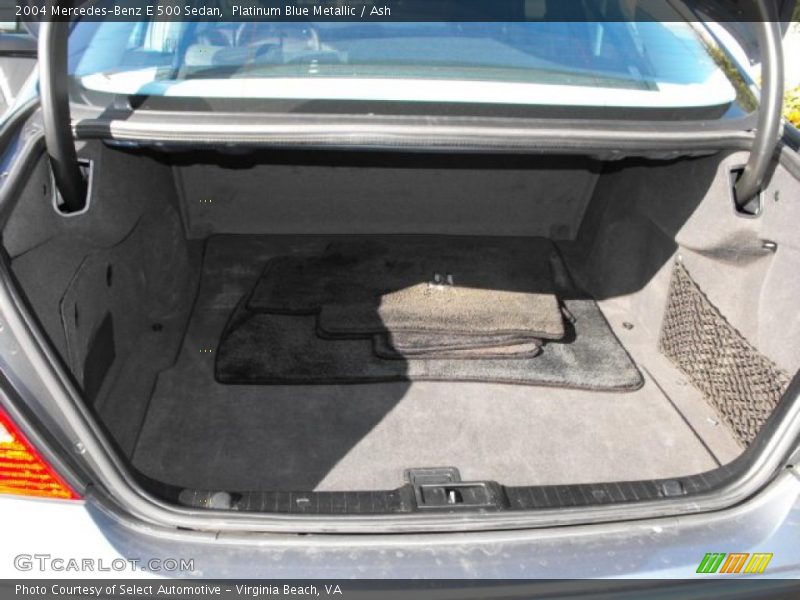 Platinum Blue Metallic / Ash 2004 Mercedes-Benz E 500 Sedan