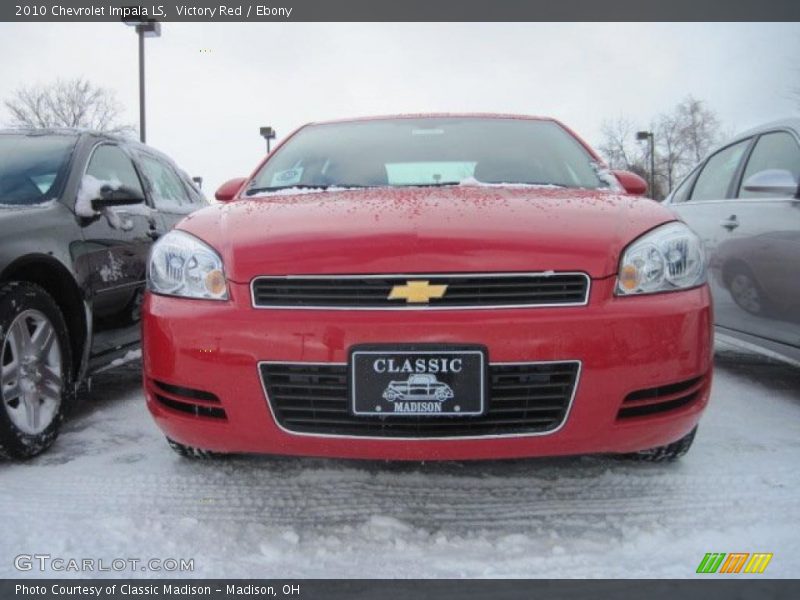 Victory Red / Ebony 2010 Chevrolet Impala LS