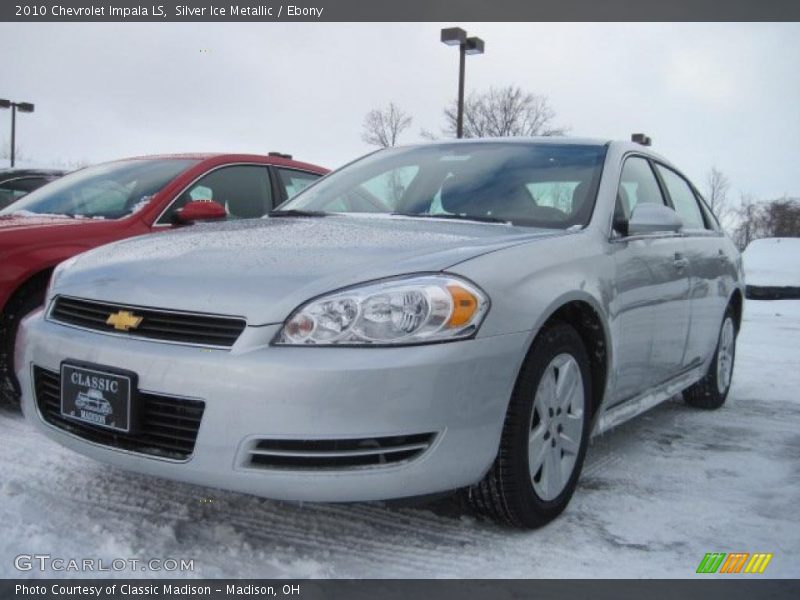 Silver Ice Metallic / Ebony 2010 Chevrolet Impala LS