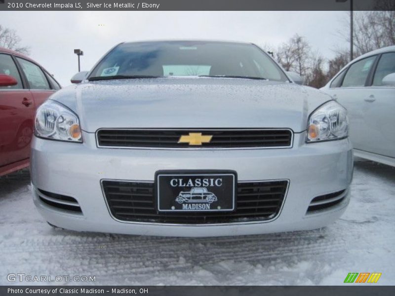 Silver Ice Metallic / Ebony 2010 Chevrolet Impala LS