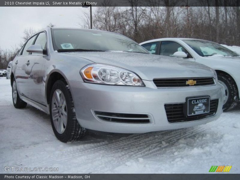 Silver Ice Metallic / Ebony 2010 Chevrolet Impala LS