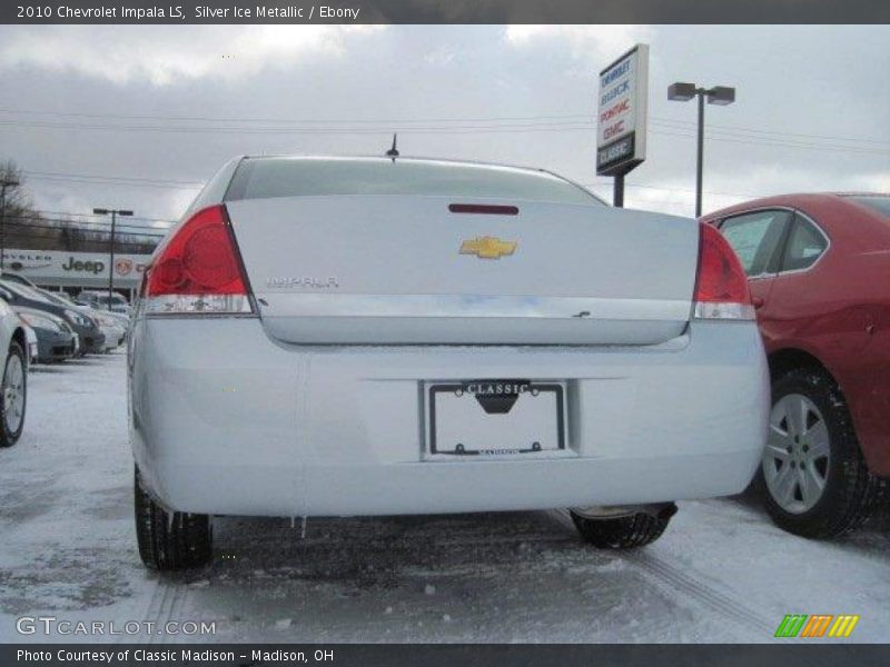 Silver Ice Metallic / Ebony 2010 Chevrolet Impala LS