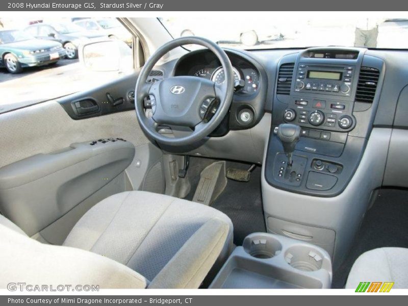 Stardust Silver / Gray 2008 Hyundai Entourage GLS